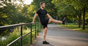 dynamic warm-up routine before running